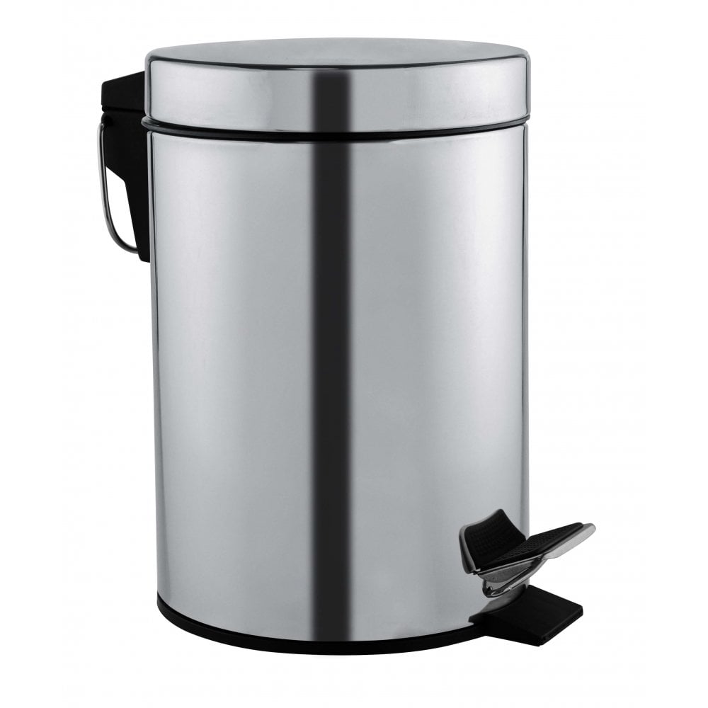 steel plain pedal bin